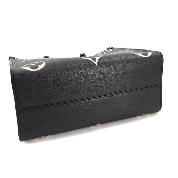 LOUIS VUITTON Bicolor Monogram Empreinte Onthego MM Tote Shoulder Bag 90284835 - Picture 7 of 10